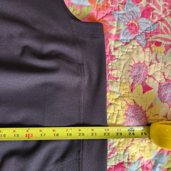 Addition Elle Michel Studio Black Sleeveless Sheath Dress Knee Length Mini 1X - Picture 9 of 10